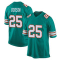 M.Dolphins #25 Tyrel Dodson Player Aqua Alternate Home Game PETTCS Stitched Jerseys