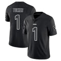 LV.Raiders #1 Tre Tucker Player Black Limited Black Impact Home Game PETTCS Stitched Jerseys