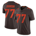 C.Browns #77 Zion Johnson Player Browns Color Rush Limited Home Game PETTCS Stitched Jerseys